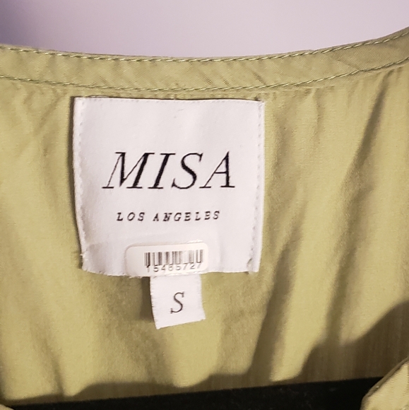 MISA Los Angeles Marianna dress green - Picture 6 of 11